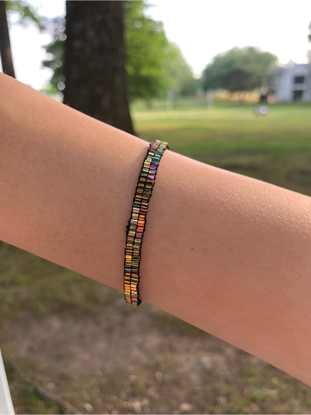 Handmade Multicolor Beaded Bracelet - Elegant Women's Jewelry